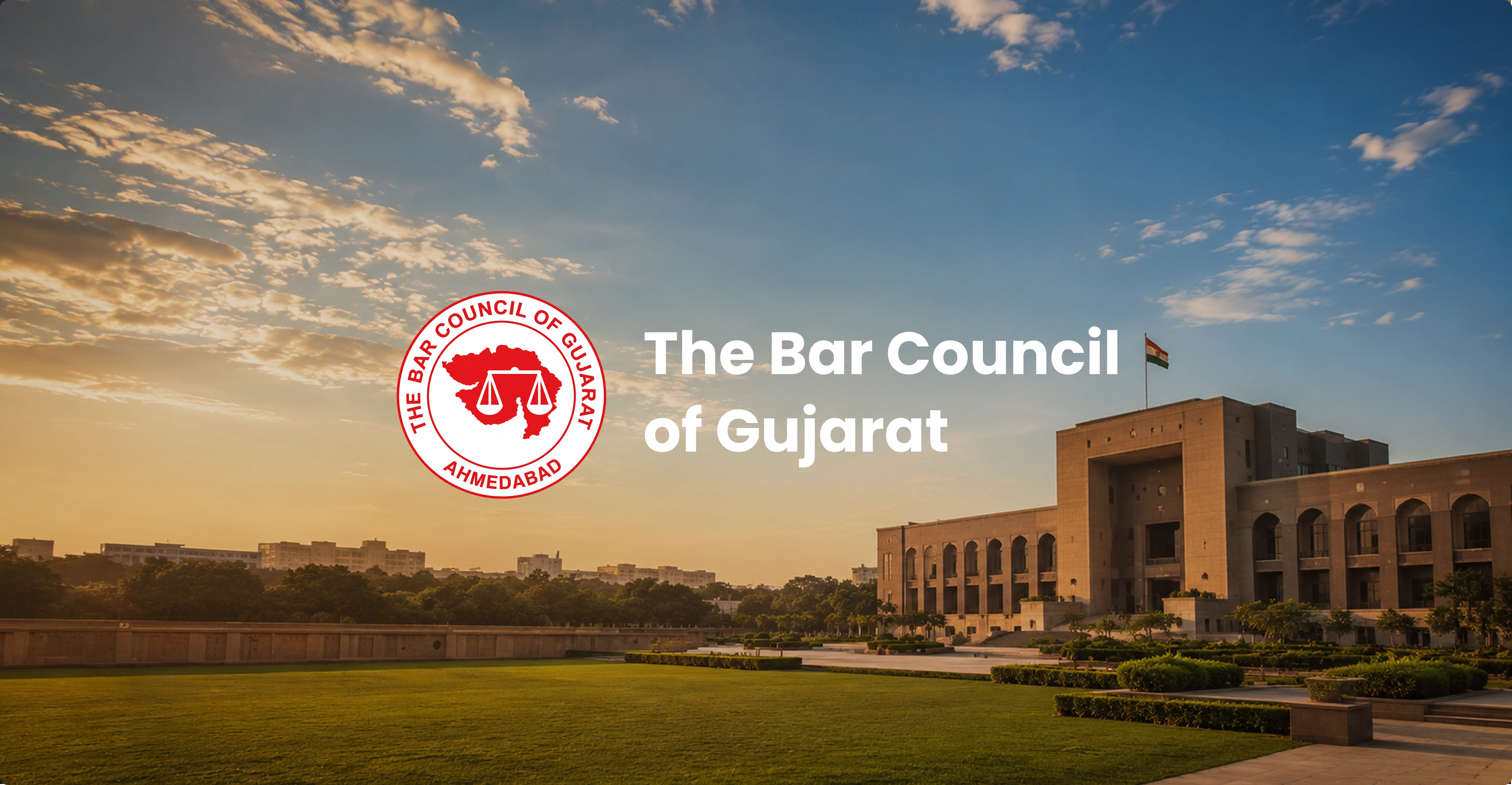 The Bar Council of Gujarat platform on desktop and mobile